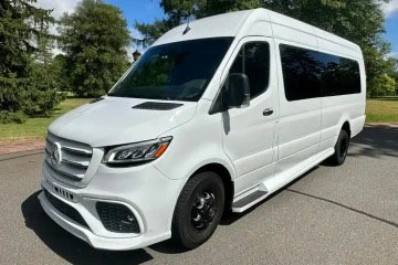 14 Passenger White Sprinter Limousine 1