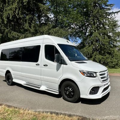 14 Passenger White Sprinter Limousine 02