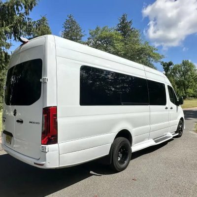 14 Passenger White Sprinter Limousine