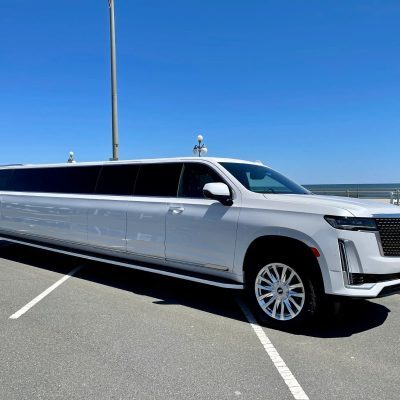 18 Passenger White Cadillac Escalade Stretch Limousine 07