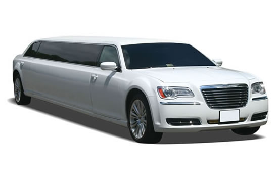 Chrysler 300 stretch limousine for weddings and special occasions.