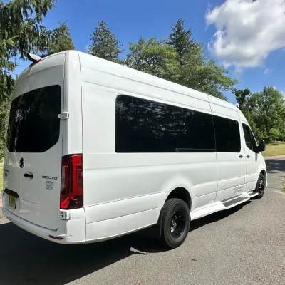 14 Passenger White Sprinter Limousine-07