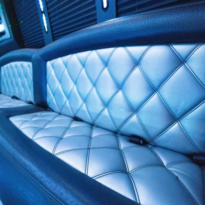 30 Passenger White Luxury Party Bus-01
